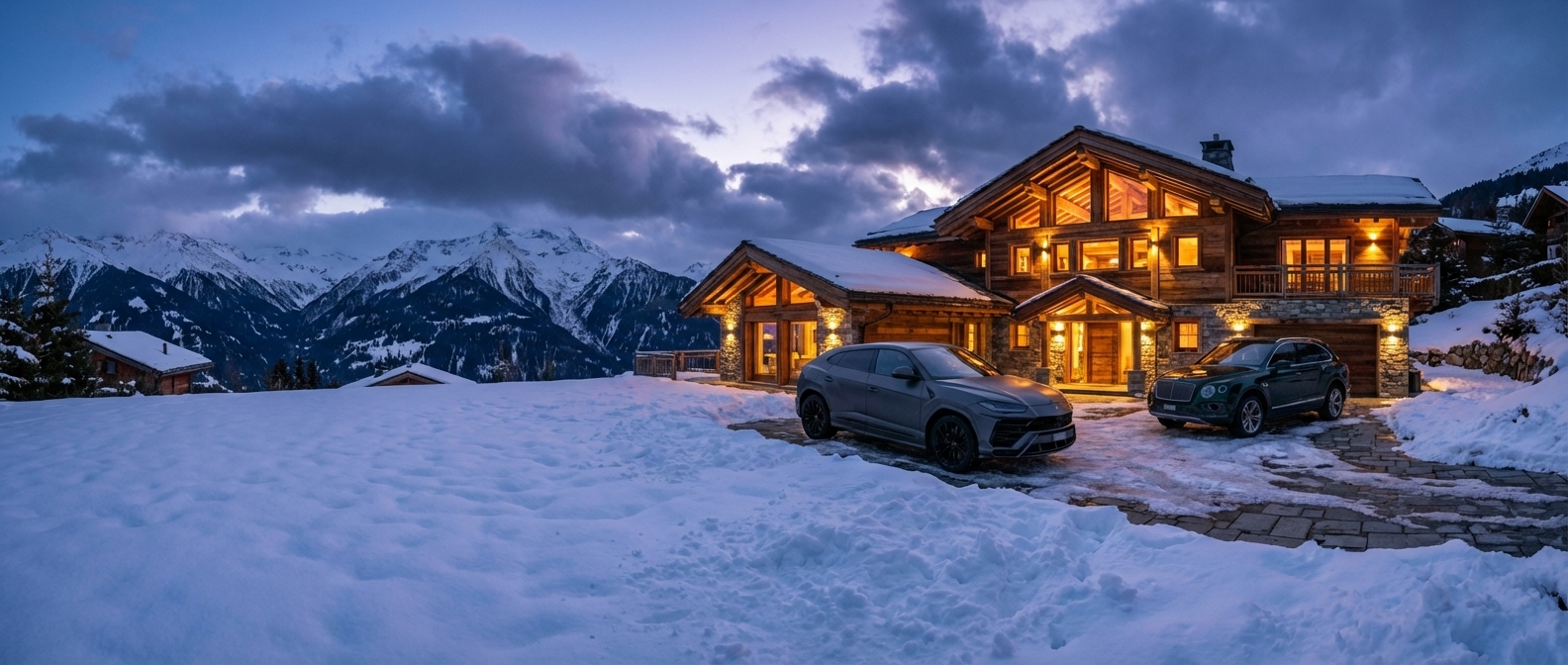 Luxury Swiss Alpine Landscape